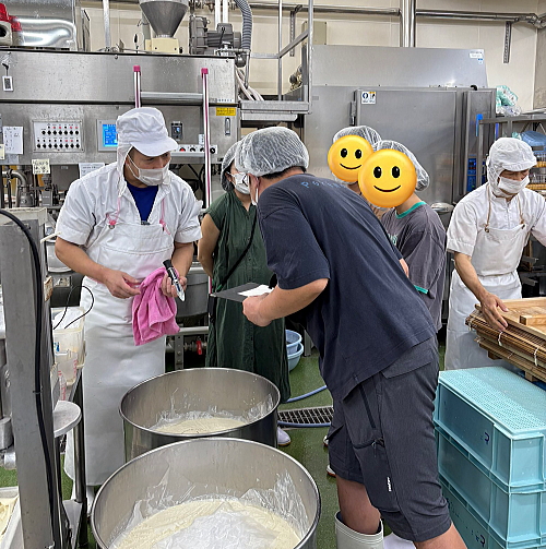 豆腐工場見学